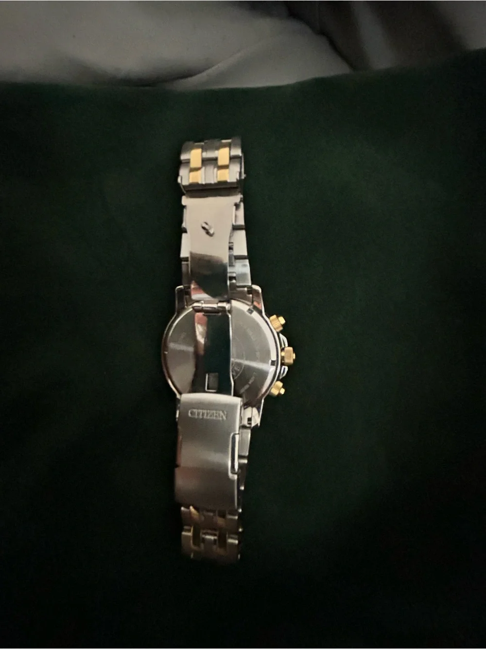 Citizen Two-Tone Gold and Gray Perpetual Calendar Watch